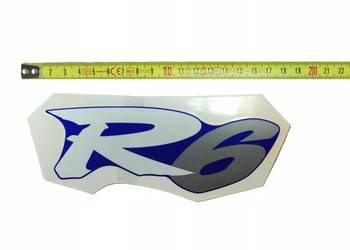 NAKLEJKA "R6" NA ZADUPEK PRAWA YAMAHA YZF-R6 2000 ORYGINALNA 5EB217821000