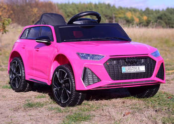 BAWIBUS.PL Auto samochód na akumulator różowe Audi RS6 pojazd