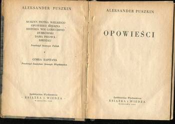 Opowieści - Puszkin