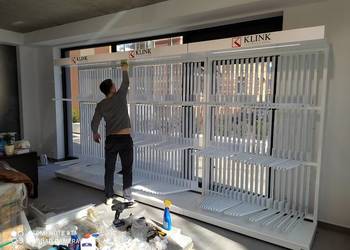 Produkcja Ekspozytorów do eskp płytki i kamień Dotacje panel winyle i inne