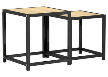 Stoliki herbaciane 2 szt. MDF dąb sonoma WM-331657