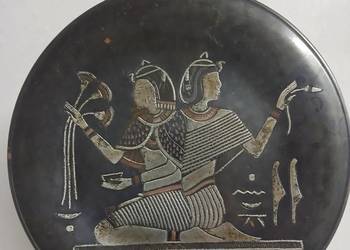 Talerz dekoracyjny na ścianę Egipt bóstwo faraon