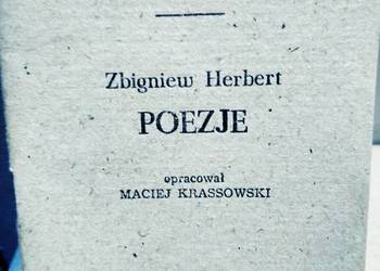 Poezje Herbert opracowanie lektur szkolnych unikatowe