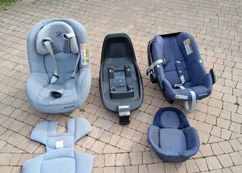Zestaw Maxi-Cosi: Baza + Nosidełko 0-13kg + Fotelik do 105cm | BEZWYPADKOWY
