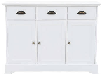 Komoda 3-drzwiowa MDF i drewno sosnowe 105 x 35 x 775 cm WM-245754