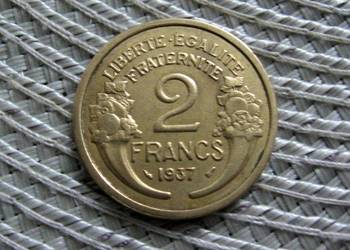 Francja 2 Franki 1937r