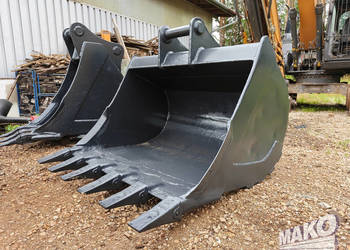 Łyżka 148cm do koparki Miller fi 80 Nowe zęby sytemu CAT J350