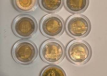 5zł - 9 monet z serii Odkryj Polskę 2018 -2025r. + 2zł - 2010r. Gratis