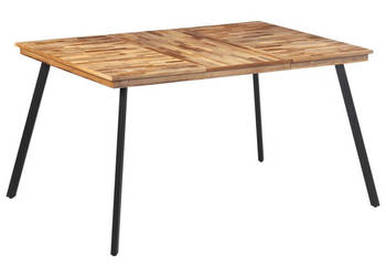 Stół jadalniany 148x97x76 cm lite drewno tekowe WM-358531