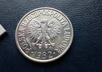 Stare monety 50 groszy 1982 PRL Polska cudo