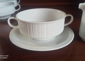Bulionówka Rosenthal Studio- linie. Germany.   Biała porcela