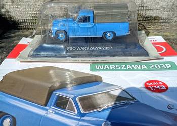 WARSZAWA 203P Pickup Legendy FSO model 1:43 kultowe auta PRL deagostini