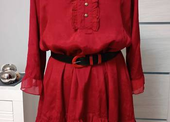 Bordowa sukienka rozm.38 -22 zł