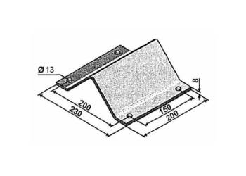 Uchwyt montażowy do słupicy SMI120848