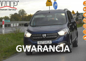 Dacia Lodgy 1.6 Benzyna 7 osobowy nawi kamera hak gwarancja przebiegu bezw…
