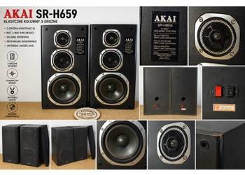 Kolumny głośnikowe Akai SR-H659 3-Way | Vintage Hi-Fi | Oryginalne maskowni