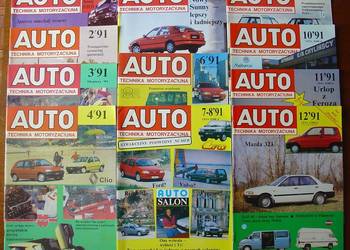 Auto Technika Motoryzacyjna pełny Rocznik 1991 nr 1-12 /1991 komplet