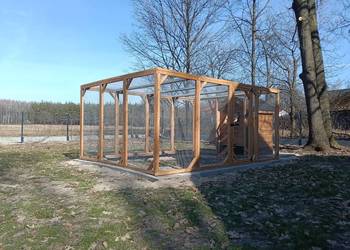 KURNIK DLA KUR 6-12 XL , WOLIERA 3x4m ocieplony całoroczny !