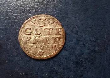 Stare monety 3 fenig 1742 Niemcy srebro