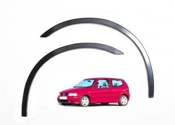 VW Polo nakładki na błotnik czarny mat 4 szt sierpy nadkola