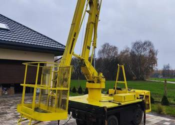 Podnośnik koszowy zwyżka Bumar P100 wózek WNA 1320