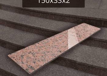 Parapet Stopnica granitowa Maple Red polerowana G562 150x33x2