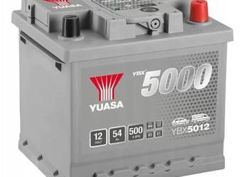 Akumulator Yuasa Silver 12V 54Ah 500A Prawy Plus