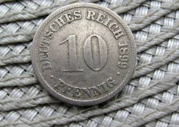 Niemcy 10 Fenigów 1899r - D