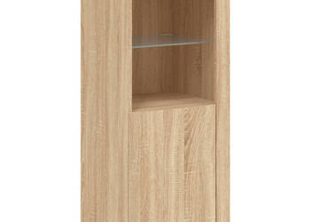 Szafka z oświetleniem LED dąb sonoma 41x37x100 cm WM-836646