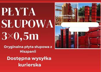 Płyta słupowa słup 3x0,5m ściana szalunek słupowy szalunki słupowe