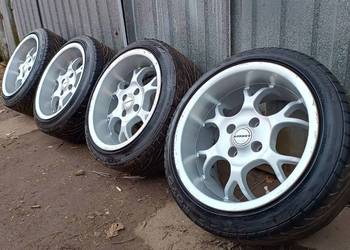 Felgi Borbet BS 8x15 et15 4x100 z dużym rantem tuning cult german 195/45/15