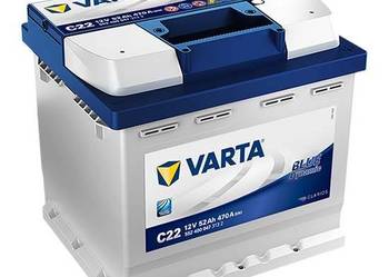 Akumulator 52Ah 470A VARTA blue C22