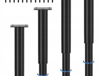 4-częściowe regulowane nóżki meblowe, regulowane 25-43 cm Używane