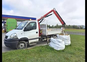 Usługi transportowe i dźwigowe dźwig hds wywrotka wywóz gruzu ziemi big bag