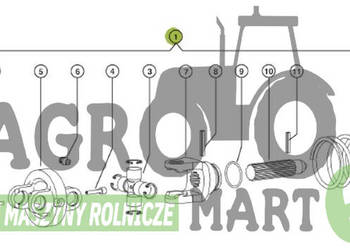 0013126522, 13126522, 04959040, 0004959040 ZŁĄCZE WAŁK CLAAS