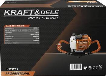 SILNIK wiertnicy glebowej świdra spalinowego 6,7KM 8000RPM KD5217