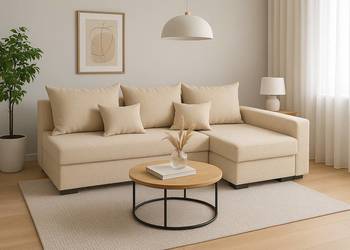 Wygodny narożnik Czaki z pojemnikiem wybór kolorów