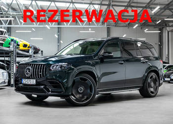 Mercedes GLS Klasa 63 AMG 612 KM. Krajowy. Zieleń Szmaragdu. Gwarancja.
