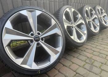 Zimowe 20 cali Audi A4 A5 A6 A7 felgi koła komplet 5x112 ET35 9J 66.6
