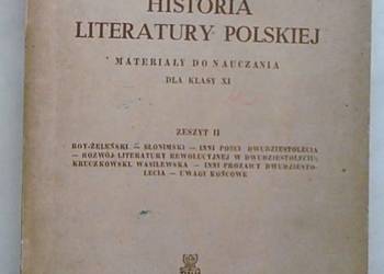 Historia literatury polskiej z. II- R. Matuszewski