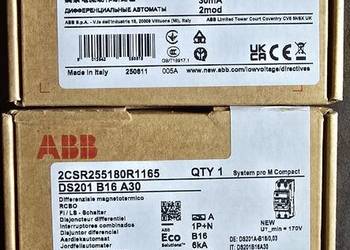Wyłącznik różnicowoprądowy 2CSR255180R1165 DS201 M B16 A30
