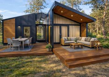 Domek całoroczny,modułowy.