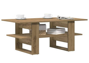Stolik kawowy dąb artisan 102x55x42 cm WM-855851