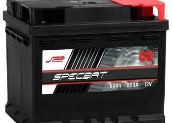 Akumulator 60Ah 520A SPECBAT prawy+