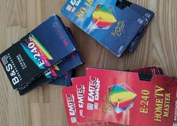 Kasety magnetowidowe VHS nagrane pakiet 149 sztuk