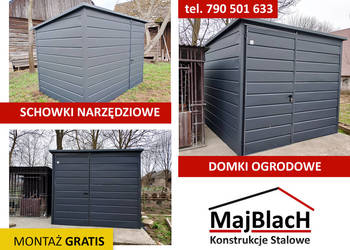 Garaż Blaszany , Wiata , Magazyn,Schowek -Garaże Blaszane -Maj-Blach
