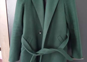 Płaszcz zielony damski