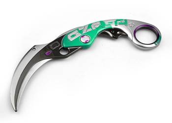 Velocity Karambit | 16 cm | Metal | Brelok | Valorant