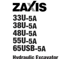 Hitachi ZX33U-5A ZX38U-5A ZX48U-5A instrukcja obsługi PL