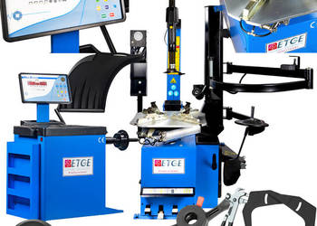 Zestaw Wulkanizacja Montażownica Auto Ramię Runflat 3D Wyważarka Laser